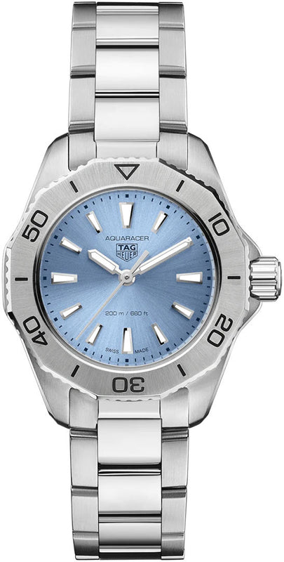 Tag Heuer Aquaracer Professional 200 Quartz Blue Dial Silver Steel Strap Watch for Women - WBP1415.BA0622 Authentic Buy Shop Now