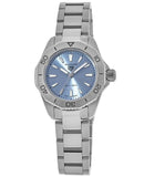 Tag Heuer Aquaracer Professional 200 Quartz Blue Dial Silver Steel Strap Watch for Women - WBP1415.BA0622 Authentic Buy Shop Now