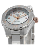 Tag Heuer Aquaracer Professional 200 Quartz Diamonds White Dial Silver Steel Strap Watch for Women - WBP1450.BA0622 Authentic Buy Shop Now