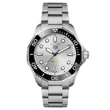 Tag Heuer Aquaracer Professional 300 Automatic Silver Dial Silver Steel Strap Watch for Men - WBP201C.BA0632 Authentic Buy Shop Now