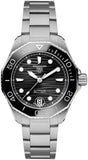 Tag Heuer Aquaracer Professional 300 Automatic Black Dial Silver Steel Strap Watch for Women - WBP231D.BA0626 Authentic Buy Shop Now