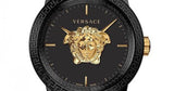 Versace Palazzo Empire Black Dial Two Tone Steel Strap Watch for Men - VERD01119 Authentic Buy Shop Now