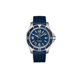 Breitling Superocean 44mm Automatic Blue Dial Blue Rubber Strap Watch for Men - A17367D81C1S2 Authentic Buy Shop Now