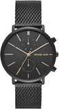 Michael Kors Jaryn Black Dial Black Stainless Steel Strap Watch for Men - MK8504 Authentic Buy Shop Now