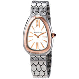 Bvlgari Serpenti Seduttori Quartz Silver Dial Silver Steel Strap Watch for Women - SERPENTI103144 Authentic Buy Shop Now