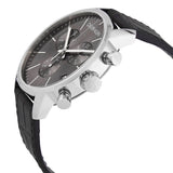 Calvin Klein City Chronograph Black Dial Black Leather Strap Watch for Men - K2G271C3 Authentic Buy Shop Now