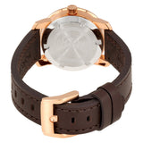 Movado Bold Rose Gold Dial Brown Leather Strap Watch For Women - 3600438 Authentic Buy Shop Now