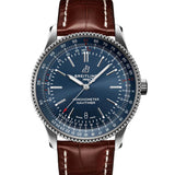 Breitling Navitimer 1 Automatic 41mm Blue Dial Brown Steel Strap Watch for Men - A17326161C1P1 Authentic Buy Shop Now
