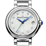 Maurice Lacroix Fiaba Mother of Pearl Dial Silver Steel Strap Watch for Women - FA1004-SS002-170-1 Authentic Buy Shop Now