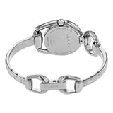 Gucci Horsebit Collection Diamonds Mother of Pearl White Dial Silver Steel Strap Watch For Women - YA139504 Authentic Buy Shop Now