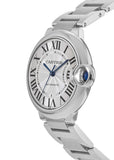 Cartier Ballon Bleu De Cartier Silver Dial Silver Steel Strap Watch for Women - WSBB0048 Authentic Buy Shop Now