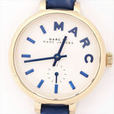 Marc Jacobs Sally White Dial Blue Leather Strap Watch for Women - MBM1354 Authentic Buy Shop Now