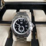 Tag Heuer Formula 1 Automatic Black Dial Silver Steel Strap Watch for Men - WAZ2012.BA0842 Authentic Buy Shop Now