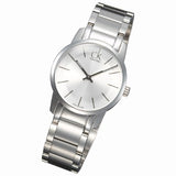 Calvin Klein City Silver Dial Silver Steel Strap Watch for Women - K2G23126 Authentic Buy Shop Now
