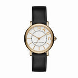 Marc Jacobs Roxy White Dial Black Leather Strap Watch for Women - MJ1537 Authentic Buy Shop Now