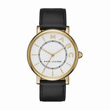 Marc Jacobs Roxy White Dial Black Leather Strap Watch for Women - MJ1537 Authentic Buy Shop Now
