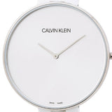 Calvin Klein Full Moon White Dial White Leather Strap Watch for Women - K8Y231L6 Authentic Buy Shop Now