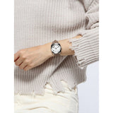 Marc Jacobs Mandy Silver Dial Brown Leather Strap Watch for Women - MJ1563 Authentic Buy Shop Now