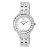 Swarovski Lovely Crystals Mini White Dial Silver Steel Strap Watch for Women - 5242901 Authentic Buy Shop Now