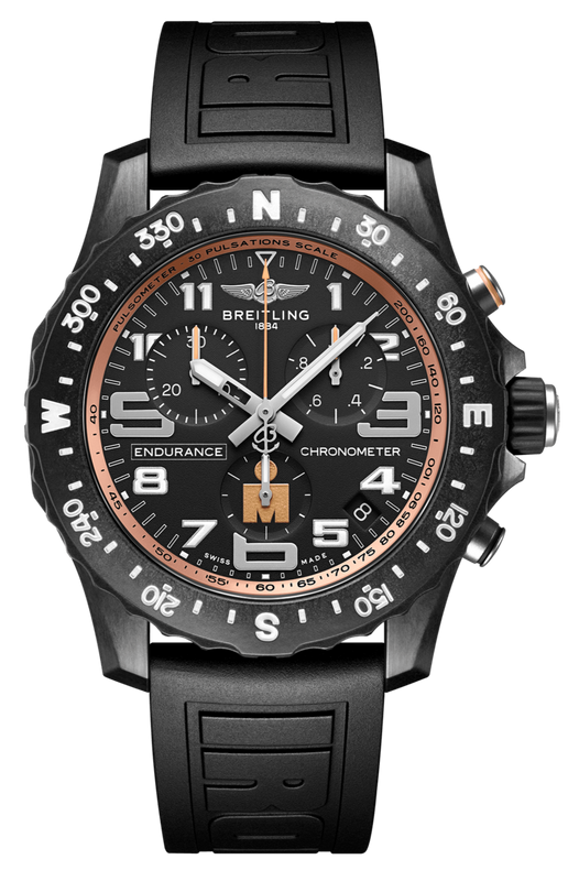 Breitling Endurance Pro Ironman Black Dial Black Rubber Strap Watch for Men - X823101B1B1S1 Authentic Buy Shop Now