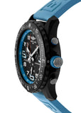 Breitling Endurance Pro Black Dial Light Blue Rubber Strap Watch for Men - X82310281B1S1 Authentic Buy Shop Now