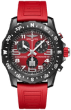 Breitling Endurance Pro Ironman Red Dial Red Rubber Strap Watch for Men - X823109A1K1S1 Authentic Buy Shop Now