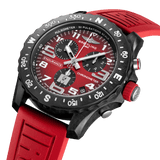 Breitling Endurance Pro Ironman Red Dial Red Rubber Strap Watch for Men - X823109A1K1S1 Authentic Buy Shop Now