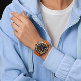 Breitling Endurance Pro Princeton University Edition Black Dial Orange Rubber Strap Watch for Men - X823104C1B1S1 Authentic Buy Shop Now