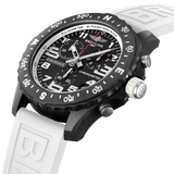 Breitling Endurance Pro Black Dial White Rubber Strap Watch for Men - X82310A71B1S1 Authentic Buy Shop Now