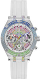 Guess Glitz Pride Limited Edition White Dial White Rubber Strap Watch for Women - GW0407L4 Authentic Buy Shop Now