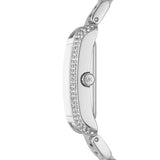 Michael Kors Emery Three-Hand Crystals White Dial Silver Steel Strap Watch for Women - MK4642 Authentic Buy Shop Now
