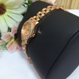 Marc Jacobs Henry Rose Gold Dial Rose Gold Steel Strap Watch for Women - MBM3278 Authentic Buy Shop Now