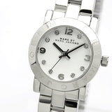 Marc Jacobs Mini Amy White Dial Silver Steel Strap Watch for Women - MBM3055 Authentic Buy Shop Now