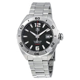 Tag Heuer Formula 1 Automatic Black Dial Silver Steel Strap Watch for Men - WAZ2113.BA0875 Authentic Buy Shop Now