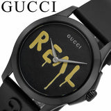 Gucci G Timeless Ghost Black Dial Black Rubber Strap Unisex Watch - YA1264017 Authentic Buy Shop Now