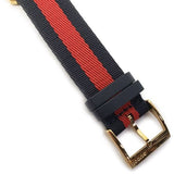 Gucci G Timeless Bee Red & Blue Dial Red Two Tone Nylon Strap Watch For Men - YA1264061 Authentic Buy Shop Now