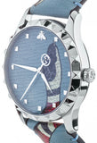 Gucci G Timeless Quartz Blue Dial Blue Leather Strap Watch For Men - YA1264080 Authentic Buy Shop Now