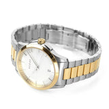 Gucci G Timeless Quartz Silver Dial Two Tone Steel Strap Watch For Men - YA126450 Authentic Buy Shop Now