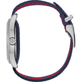 Gucci Le Marche Des Merveilles Blue Red Dial Blue Red Nylon Strap Unisex Watch - YA126493 Authentic Buy Shop Now