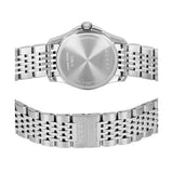 Gucci G Timeless Diamonds Mother of Pearl Black Dial Silver Mesh Bracelet Watch For Women - YA126507 Authentic Buy Shop Now