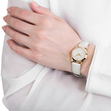 Gucci G Timeless Quartz White Dial White Leather Strap Watch For Women - YA126580A Authentic Buy Shop Now