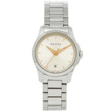 Gucci G Timeless Quartz Champagne Dial 27mm Watch For Women - YA126593 Authentic Buy Shop Now