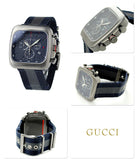 Gucci Coupe Chronograph Blue Dial Two Tone NATO Strap Watch for Men - YA131203 Authentic Buy Shop Now