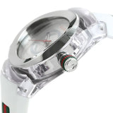 Gucci Sync Quartz White Dial White Rubber Strap Unisex Watch - YA137302 Authentic Buy Shop Now