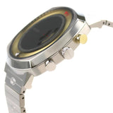 Gucci Grip Chronograph Disney Black Dial Silver Steel Strap Watch For Men - YA157307 Authentic Buy Shop Now