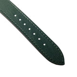 Gucci Grip Silver Dial Green Leather Strap Unisex Watch - YA157412 Authentic Buy Shop Now