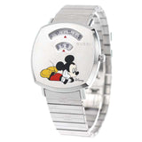 Gucci Grip x Disney Quartz Silver Dial Silver Steel Strap Unisex Watch - YA157419 Authentic Buy Shop Now