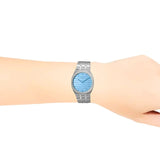 Gucci 25H Quartz Blue Dial Silver Steel Strap Unisex Watch - YA163408 Authentic Buy Shop Now