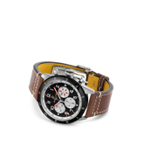 Breitling Super Avi B04 Chronograph GMT 46 Mosquito Black Dial Brown Leather Strap Watch for Men - YB04451A1B1X1 Authentic Buy Shop Now