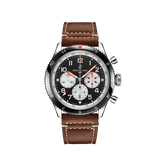 Breitling Super Avi B04 Chronograph GMT 46 Mosquito Black Dial Brown Leather Strap Watch for Men - YB04451A1B1X1 Authentic Buy Shop Now